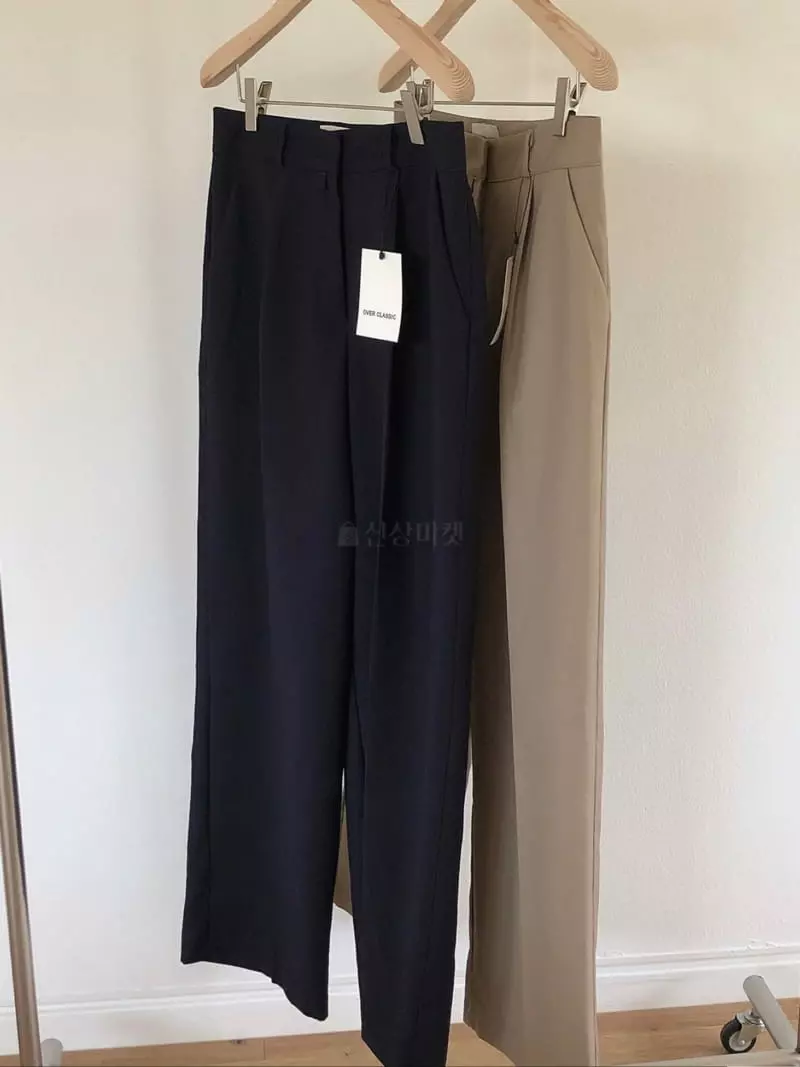 Overclassic - Korean Women Fashion - #womensfashion - Classic Mer Neck Pants - 6