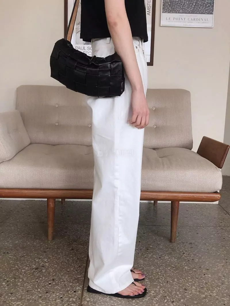 Overclassic - Korean Women Fashion - #womensfashion - Cotton Wide Jeans - 10