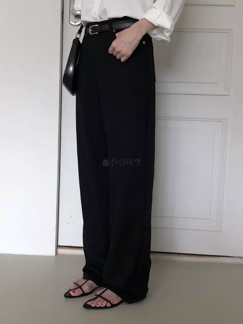 Overclassic - Korean Women Fashion - #womensfashion - Cotton Wide Jeans - 2