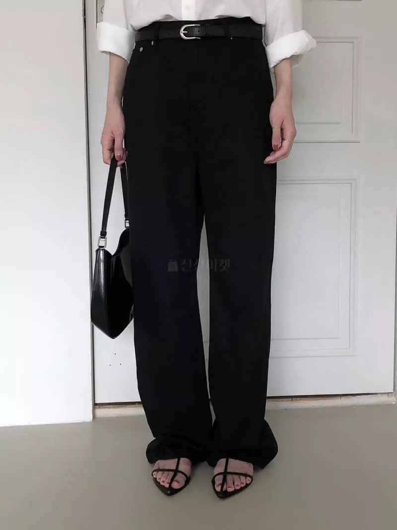 Overclassic - Korean Women Fashion - #womensfashion - Cotton Wide Jeans - 6