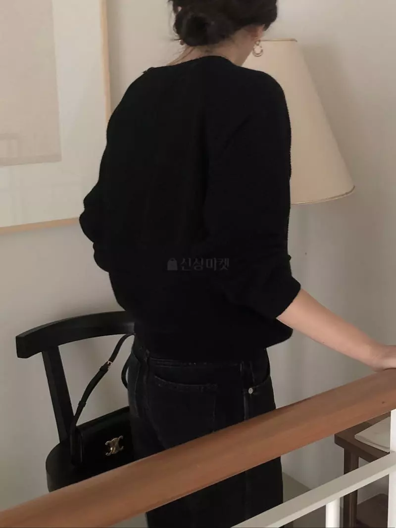 Overclassic - Korean Women Fashion - #womensfashion - Cashmere Nut Knit Tee - 8
