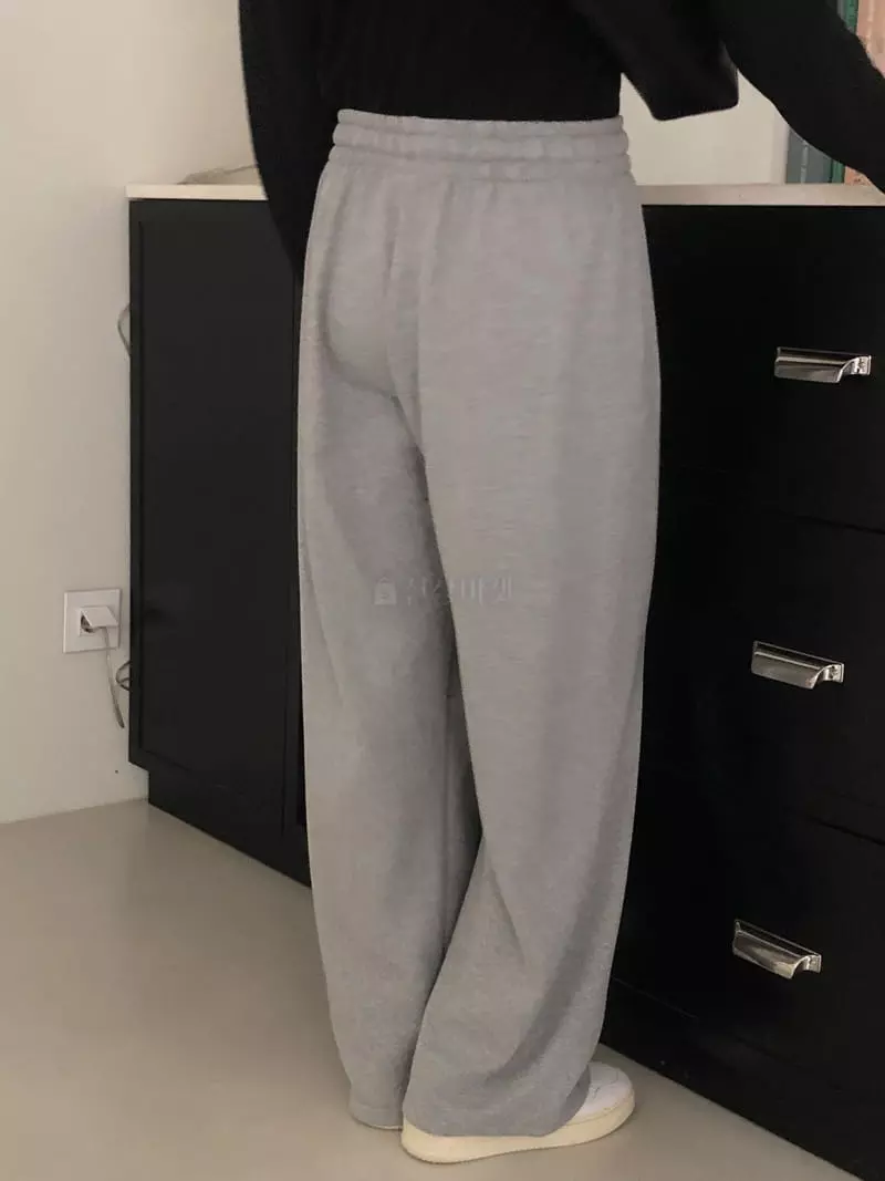 Overclassic - Korean Women Fashion - #womensfashion - Embrodiery Teaining Pants - 9
