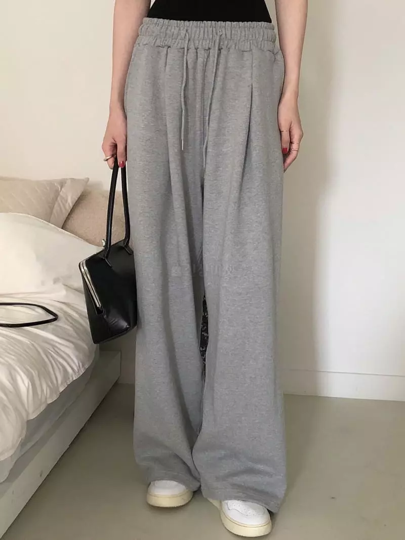 Overclassic - Korean Women Fashion - #womensfashion - Wide Pintuck Pants