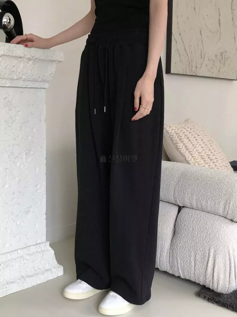Overclassic - Korean Women Fashion - #womensfashion - Wide Pintuck Pants - 3