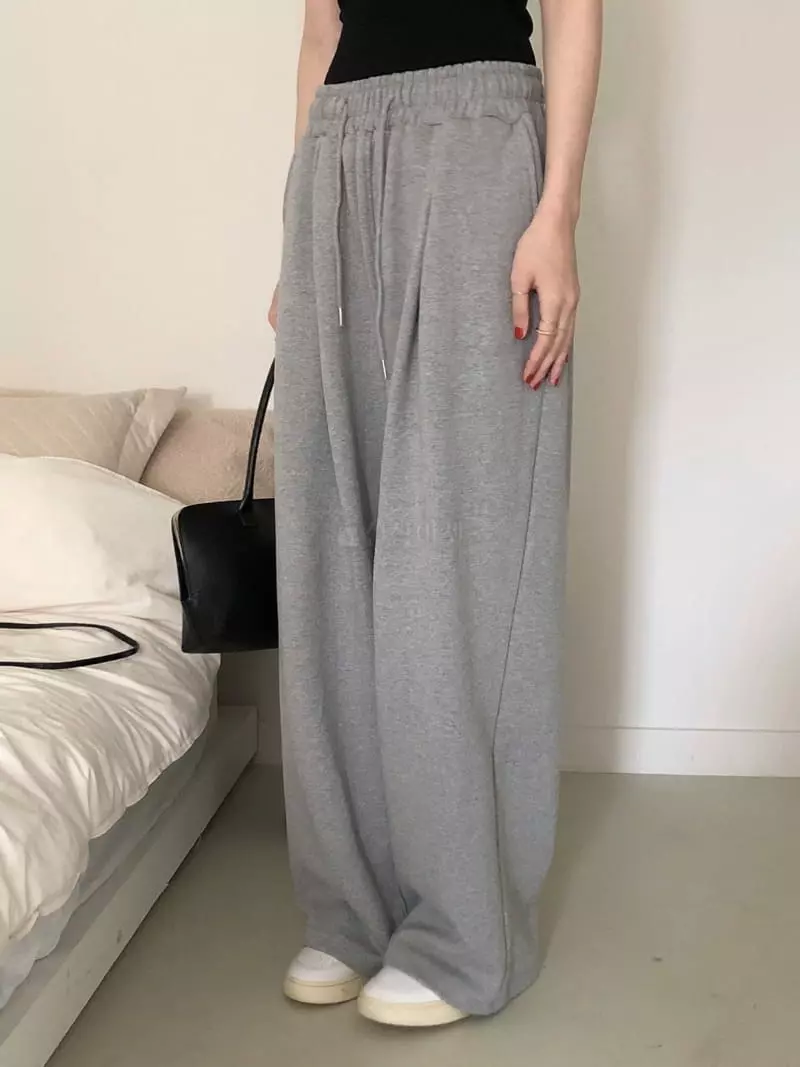 Overclassic - Korean Women Fashion - #womensfashion - Wide Pintuck Pants - 7