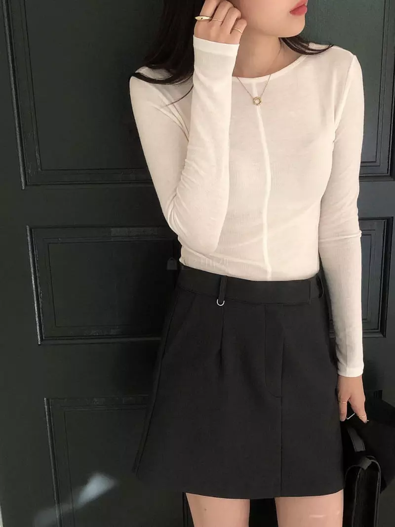 Overclassic - Korean Women Fashion - #womensfashion - Maren Tee - 11
