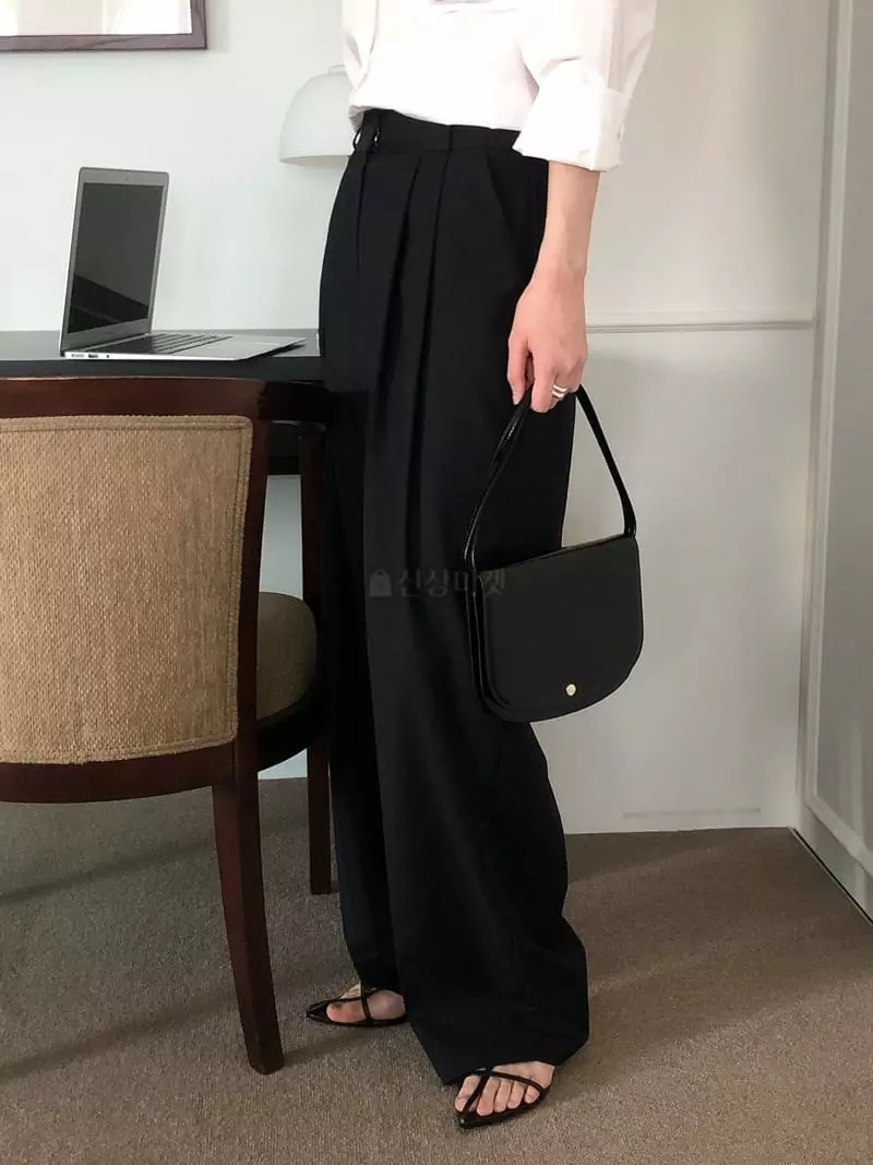 Overclassic - Korean Women Fashion - #womensfashion - Lon Wide Pants - 9
