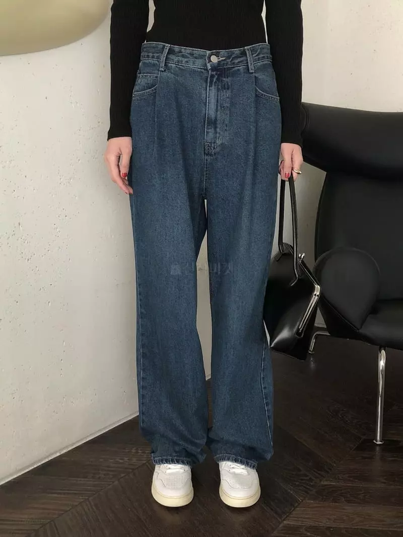 Overclassic - Korean Women Fashion - #womensfashion - French Pintuck Jeans - 11