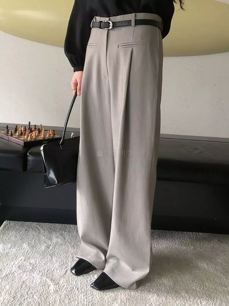 Overclassic - Korean Women Fashion - #womensfashion - Paul Signiture Pants - 12
