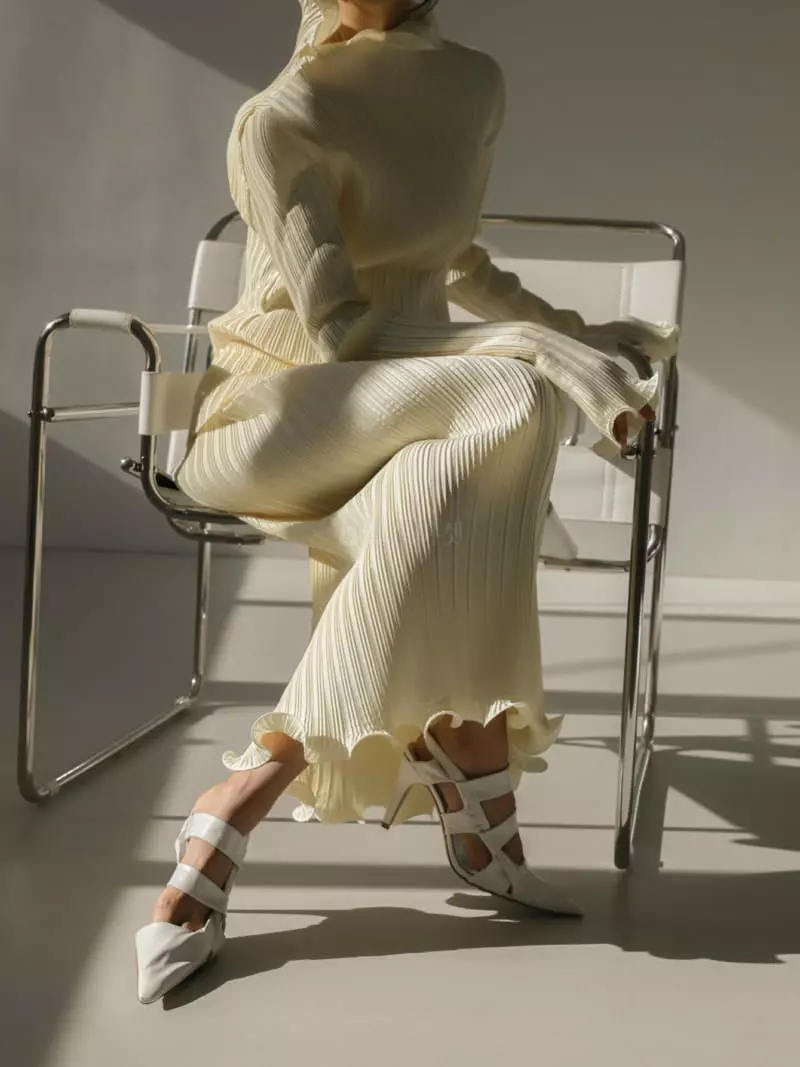 Paper Moon - Korean Women Fashion - #momslook - High Color Pleats 