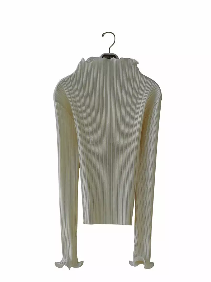Paper Moon - Korean Women Fashion - #momslook - High Color Pleats  - 3