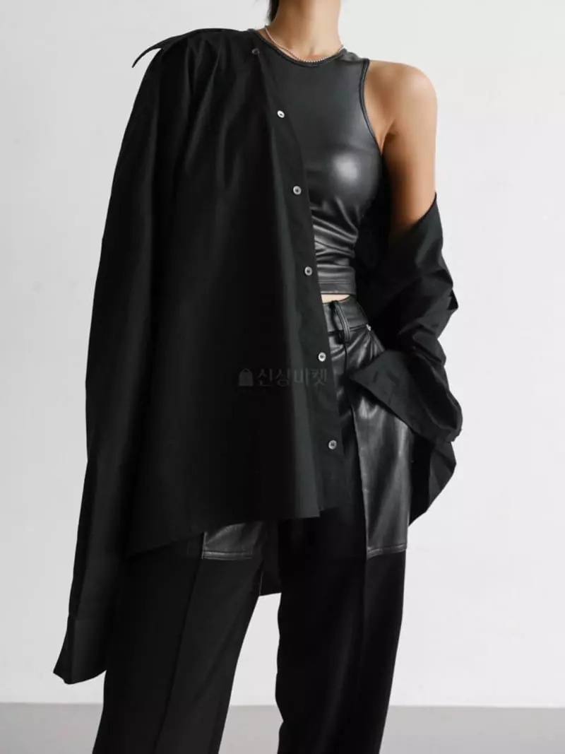 Paper Moon - Korean Women Fashion - #momslook - Twist Color Shirt - 3