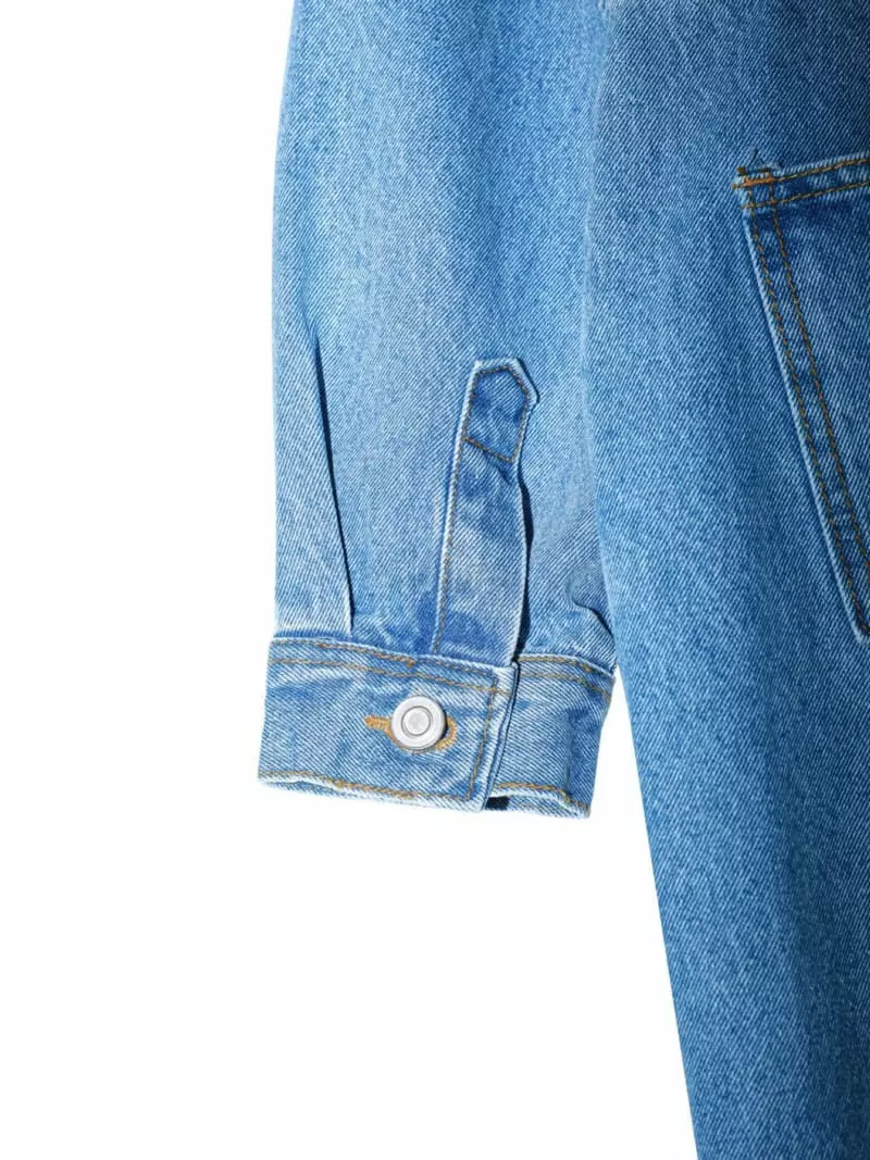Paper Moon - Korean Women Fashion - #momslook - Blue Denim Jumpsuit - 12
