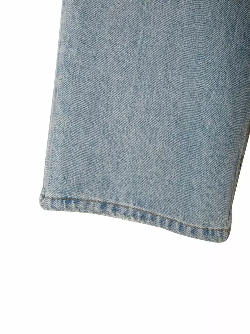 Paper Moon - Korean Women Fashion - #momslook - Wrap Detail Jeans - 6