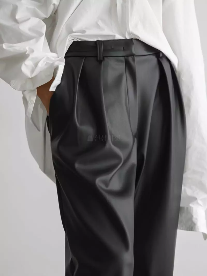 Paper Moon - Korean Women Fashion - #momslook - Waist Pleats Pants - 7