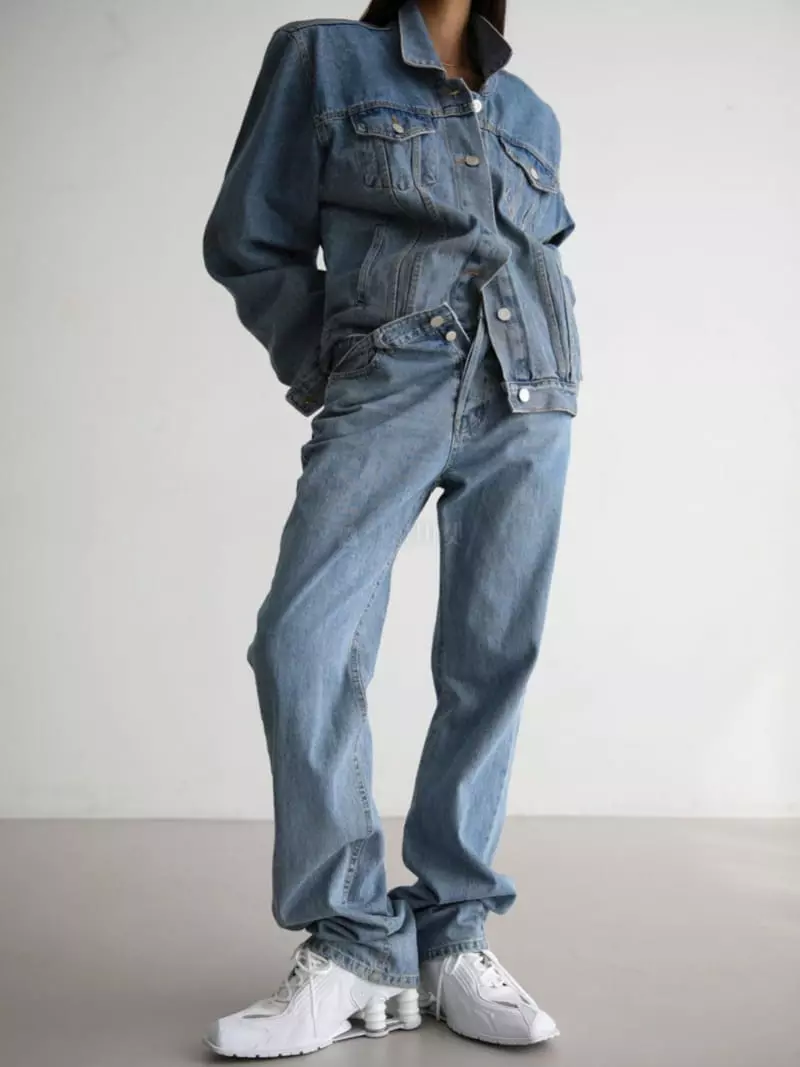 Paper Moon - Korean Women Fashion - #momslook - Maxy Boy Friends Jeans - 2