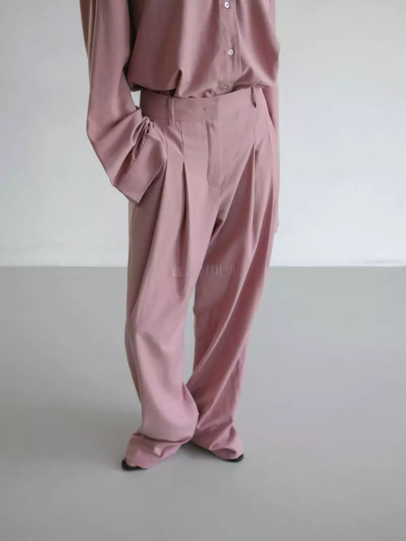 Paper Moon - Korean Women Fashion - #momslook - Maxy Pintuck Pants - 9