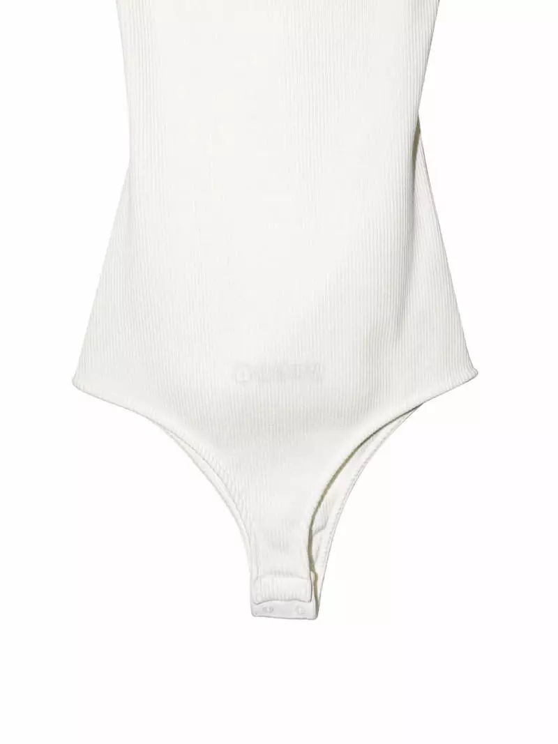Paper Moon - Korean Women Fashion - #momslook - Back Strap Bodysuit - 6