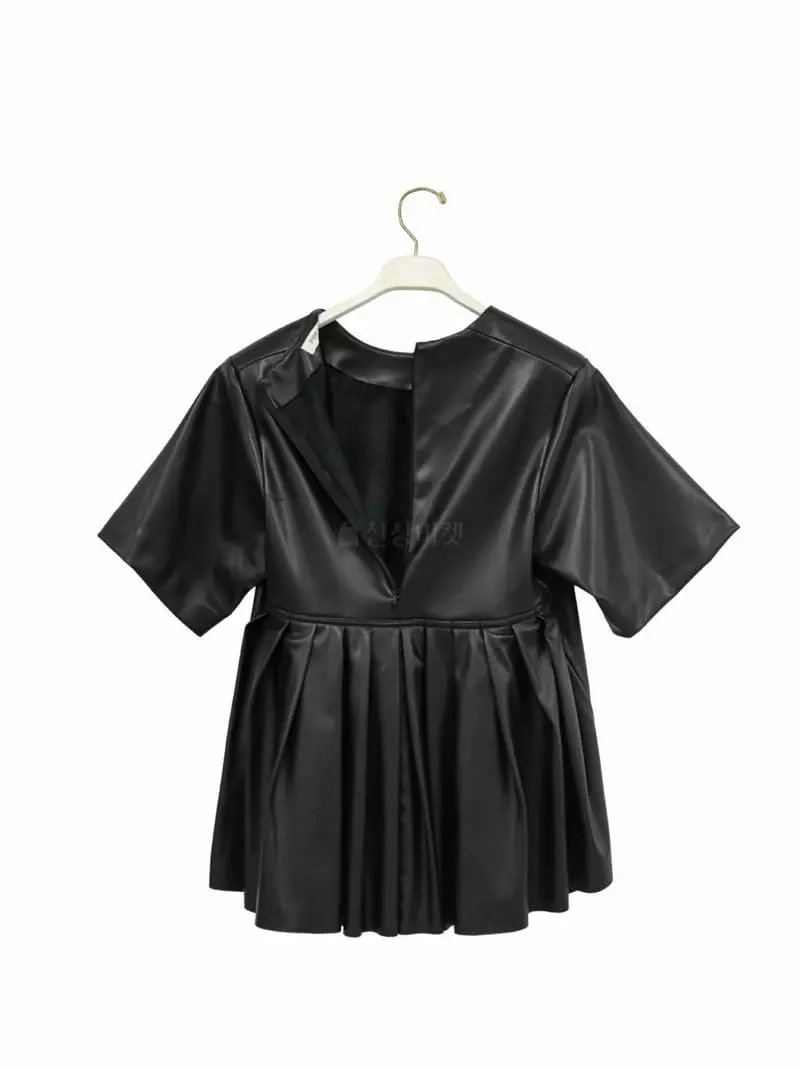 Paper Moon - Korean Women Fashion - #momslook - Back Pleate Blouse - 5