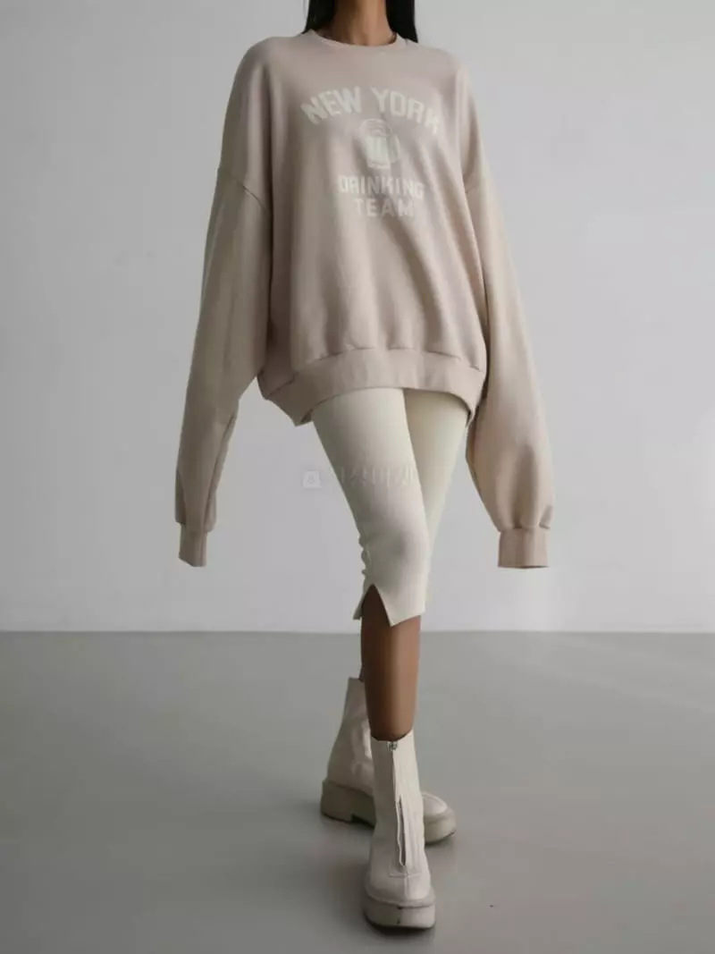 Paper Moon - Korean Women Fashion - #momslook - Slit Detail Leggings - 10