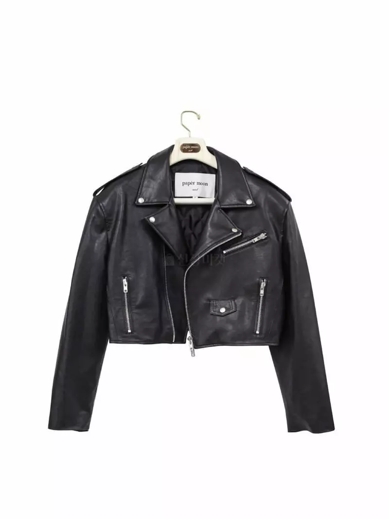 Paper Moon - Korean Women Fashion - #momslook - Oversize Vigan Leather Bicker Jacket - 3