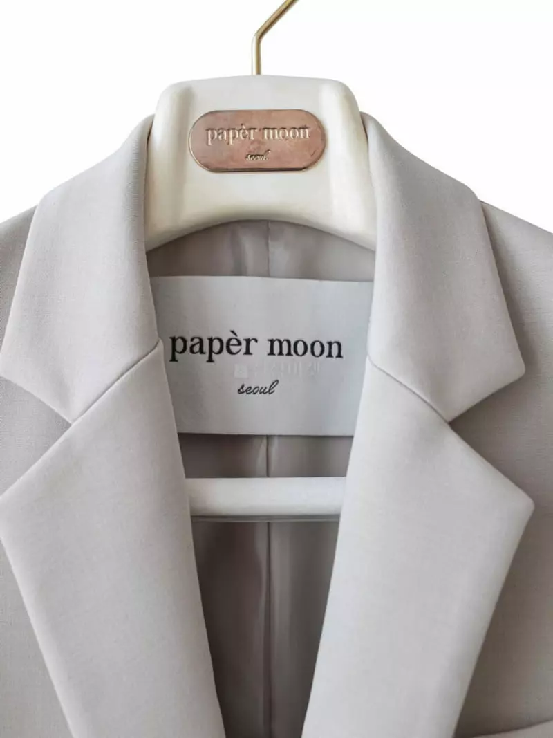 Paper Moon - Korean Women Fashion - #momslook - Oversize Three Button Single Jacket - 7