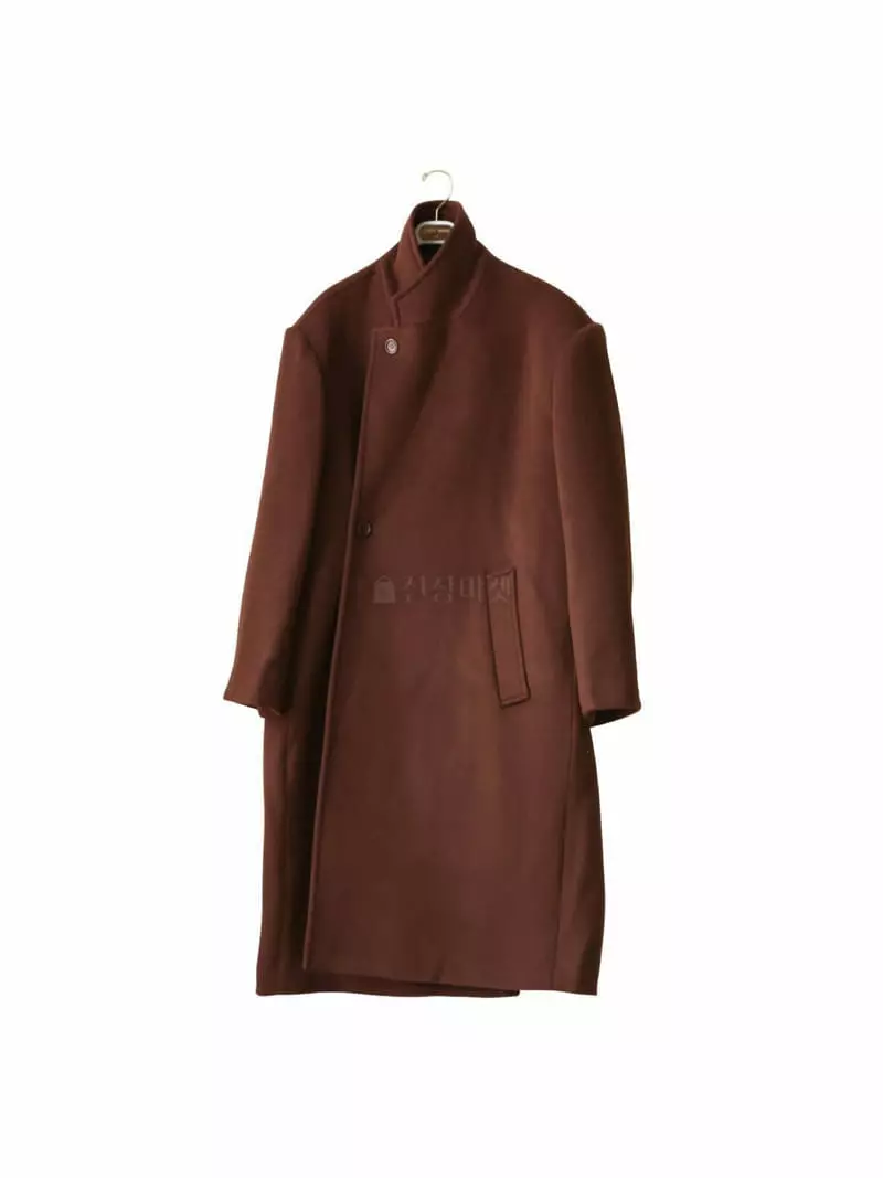 Paper Moon - Korean Women Fashion - #momslook - Oversize Unbalance Coat - 10