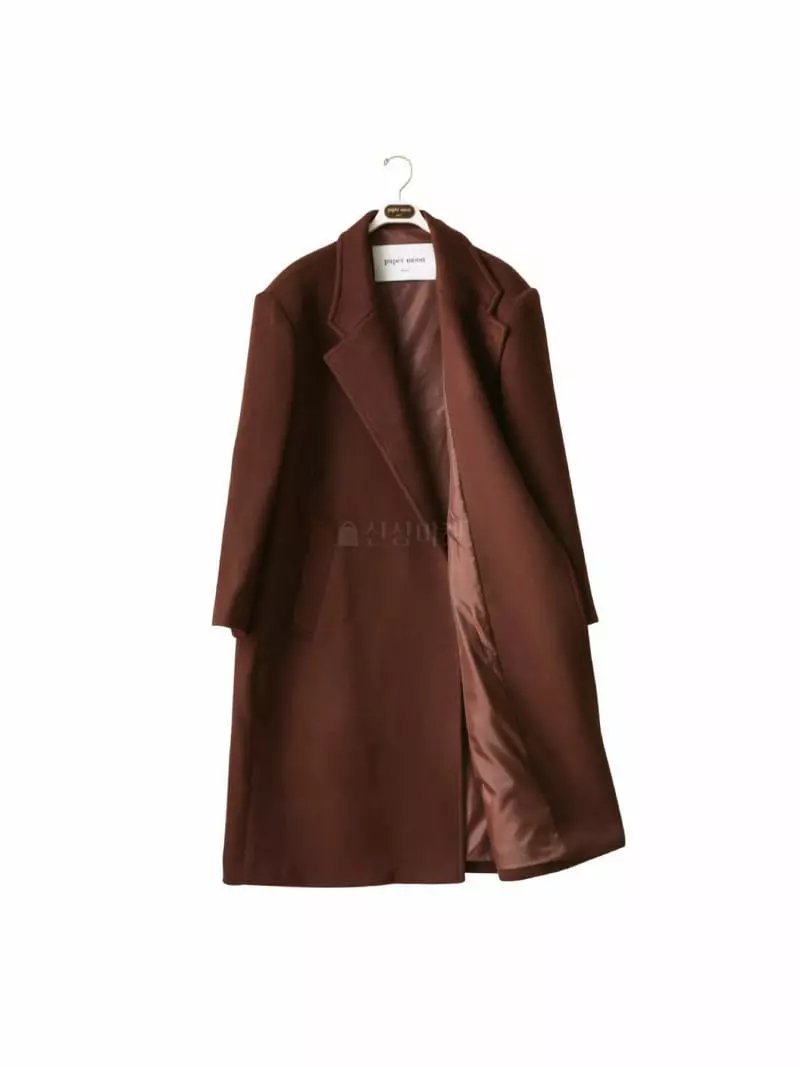 Paper Moon - Korean Women Fashion - #momslook - Oversize Unbalance Coat - 12