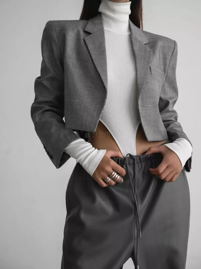 Paper Moon - Korean Women Fashion - #momslook - Open Front Crop Jacket