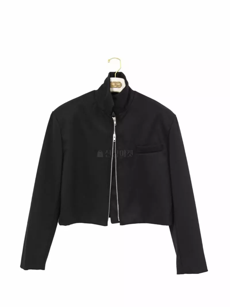 Paper Moon - Korean Women Fashion - #momslook - Blend Twill Jacket - 11
