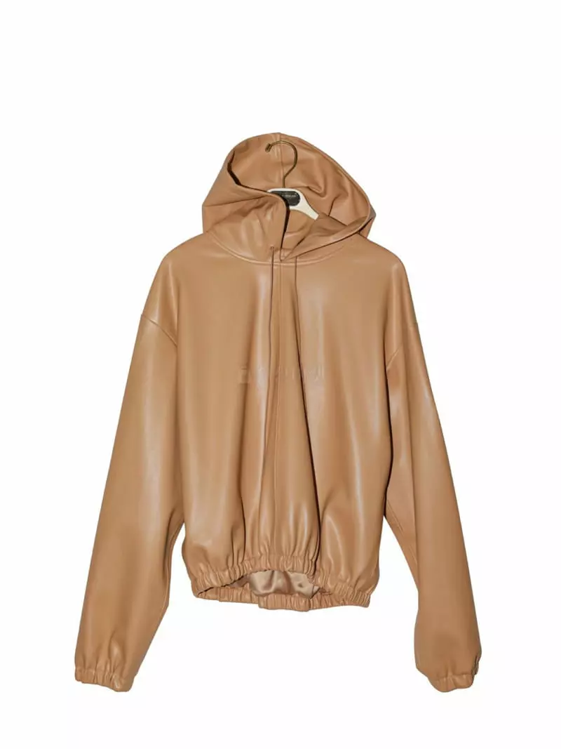 Paper Moon - Korean Women Fashion - #womensfashion - Classic Leaher Plain Hoody - 4