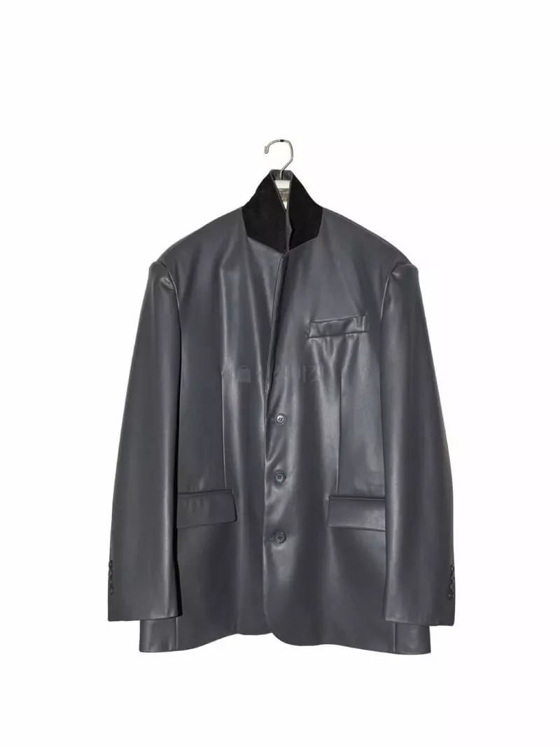Paper Moon - Korean Women Fashion - #momslook - Classic Leather Three Jacket - 5