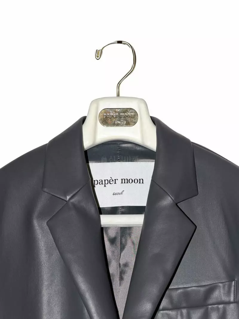 Paper Moon - Korean Women Fashion - #momslook - Classic Leather Three Jacket - 7