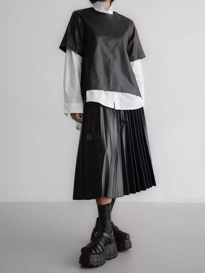 Paper Moon - Korean Women Fashion - #pursuepretty - Back Pleate Blouse - 9