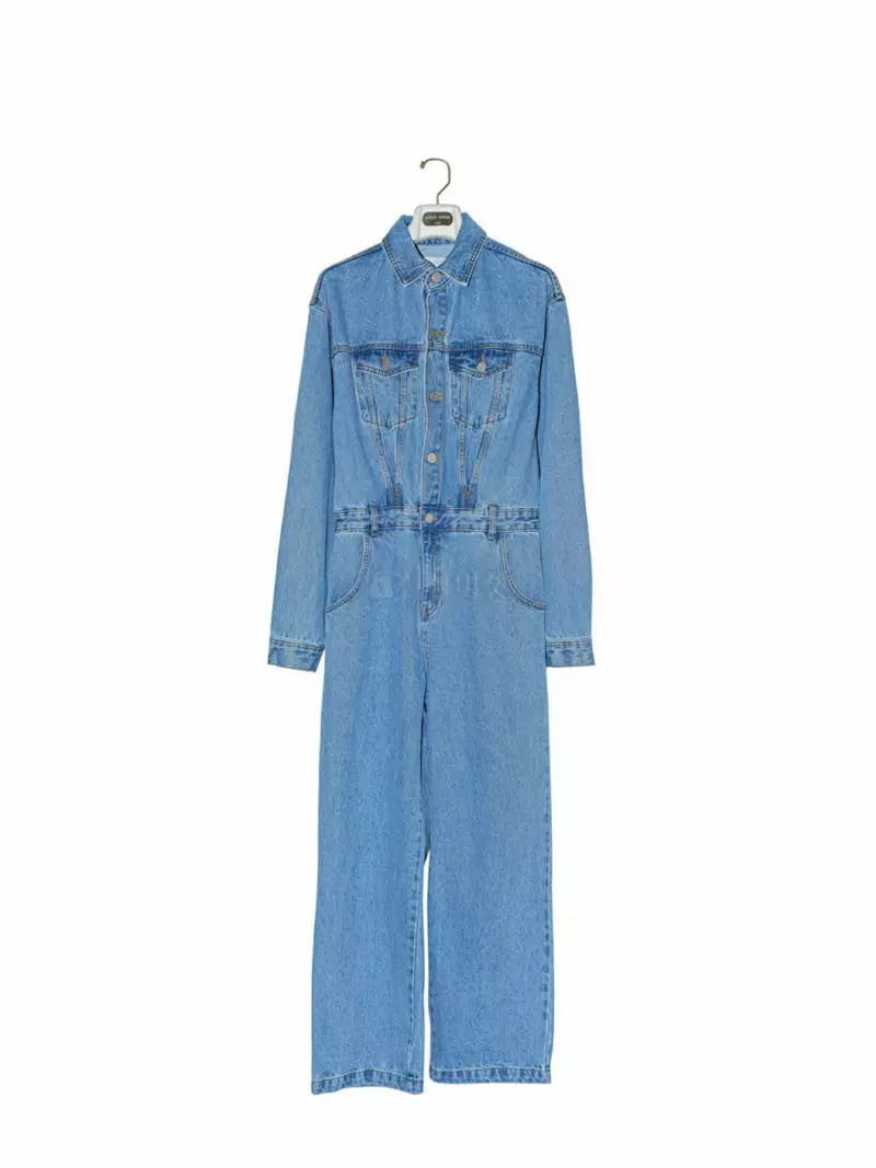 Paper Moon - Korean Women Fashion - #pursuepretty - Blue Jumpsuit - 6