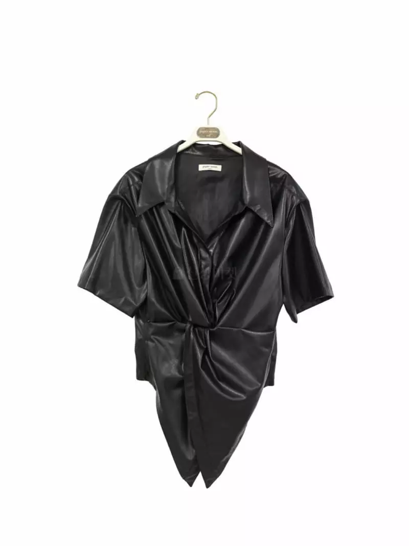 Paper Moon - Korean Women Fashion - #pursuepretty - Bigan Detail Blouse - 5
