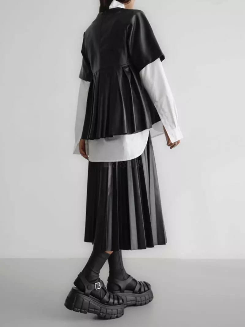 Paper Moon - Korean Women Fashion - #restrostyle - Back Pleate Blouse - 10