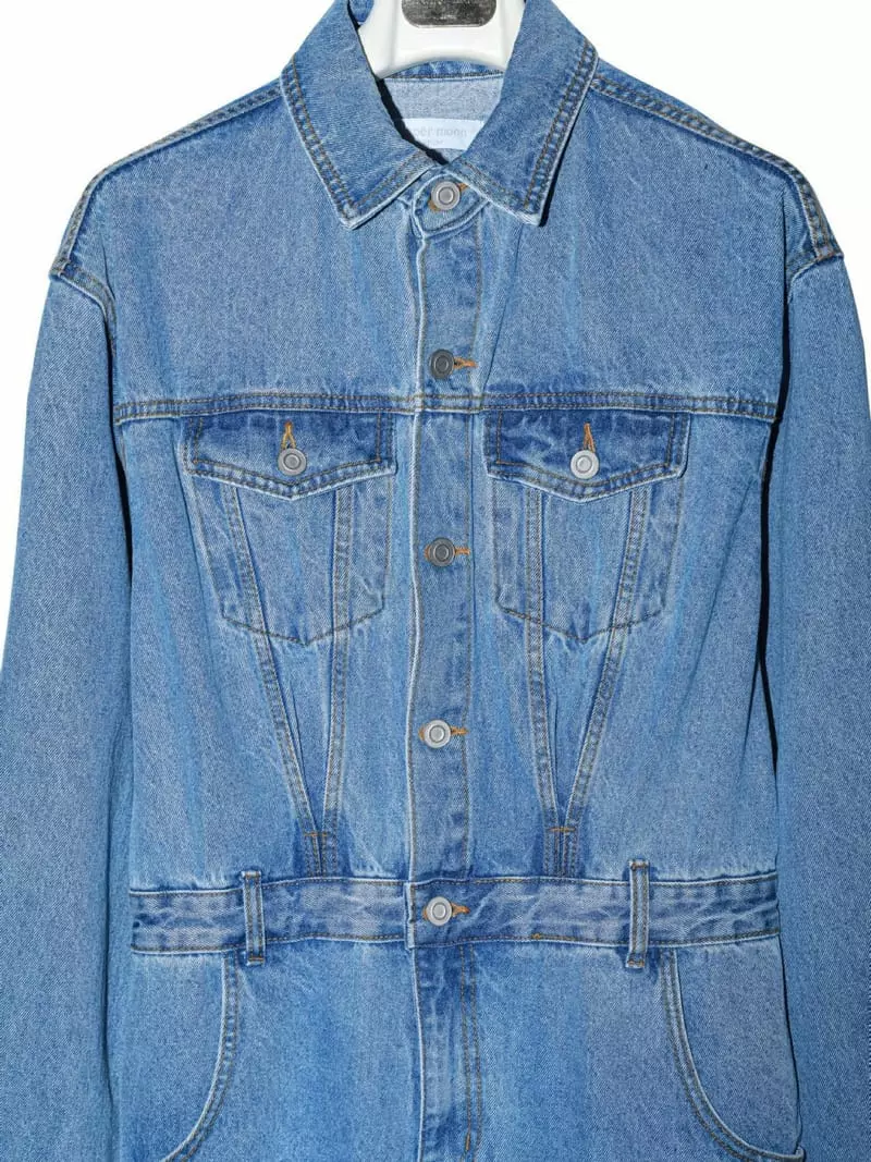 Paper Moon - Korean Women Fashion - #thatsdarling - Blue Denim Jumpsuit - 6