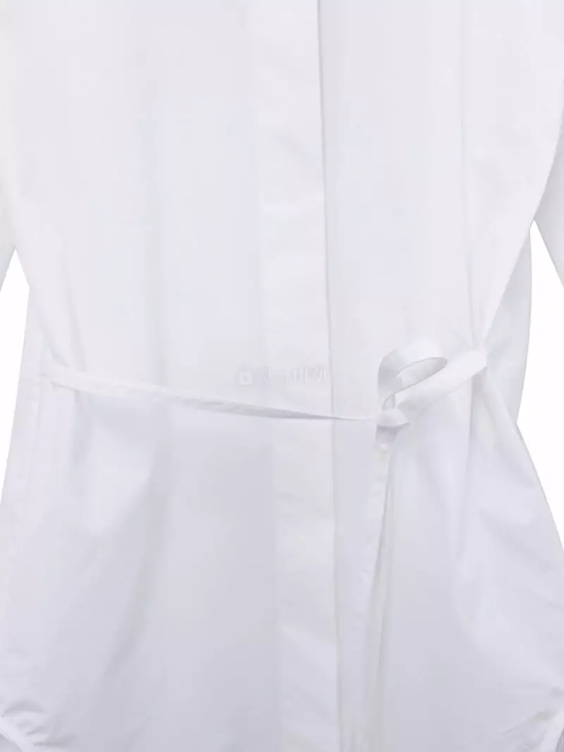 Paper Moon - Korean Women Fashion - #thatsdarling - Padded Shoulder Cotton Shirt - 10