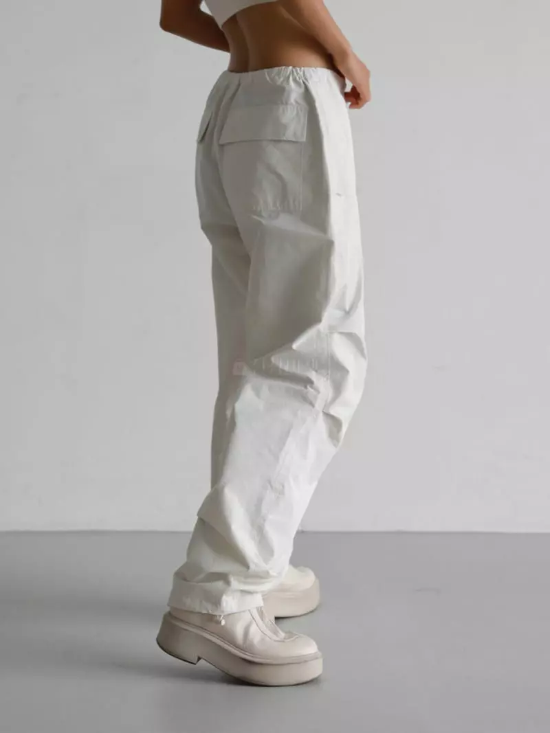 Paper Moon - Korean Women Fashion - #thelittlethings - Drawing String Waist Pants