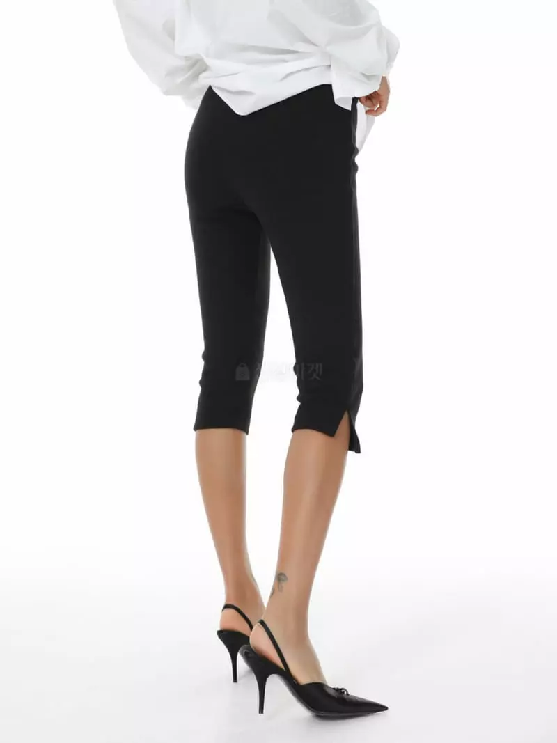 Paper Moon - Korean Women Fashion - #thelittlethings - Slit Detail Leggings