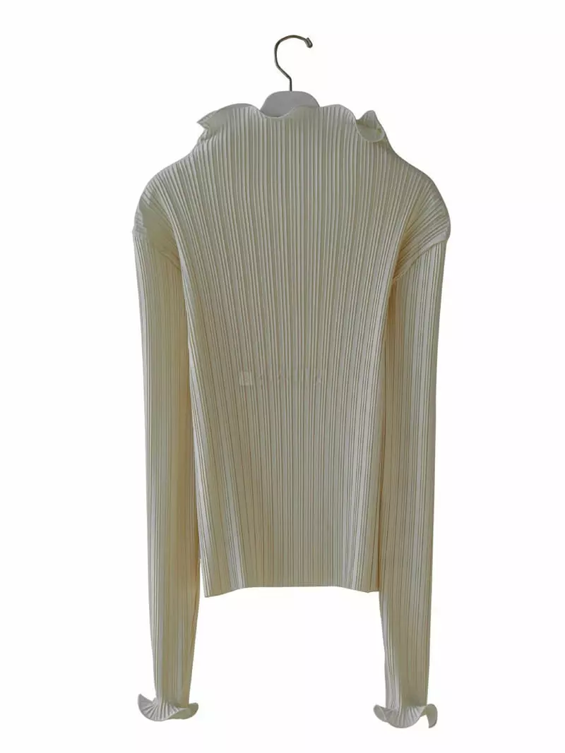 Paper Moon - Korean Women Fashion - #momslook - High Color Pleats  - 4