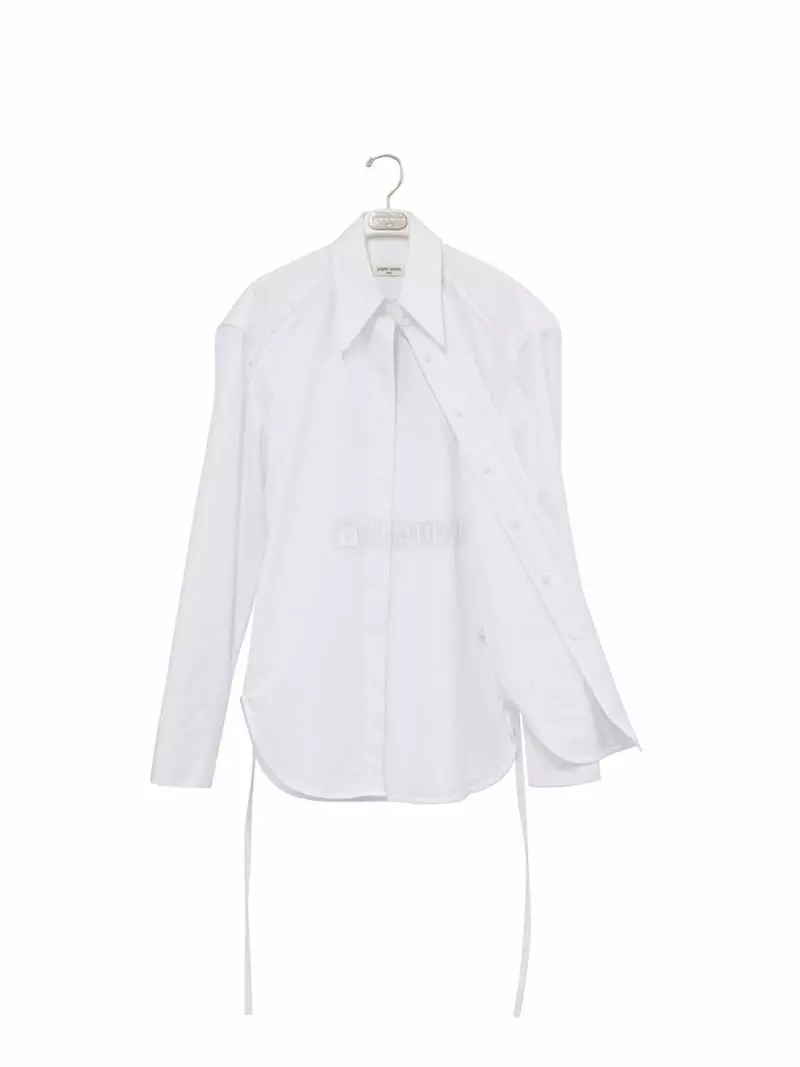 Paper Moon - Korean Women Fashion - #womensfashion - Padded Shoulder Button Shirt - 7