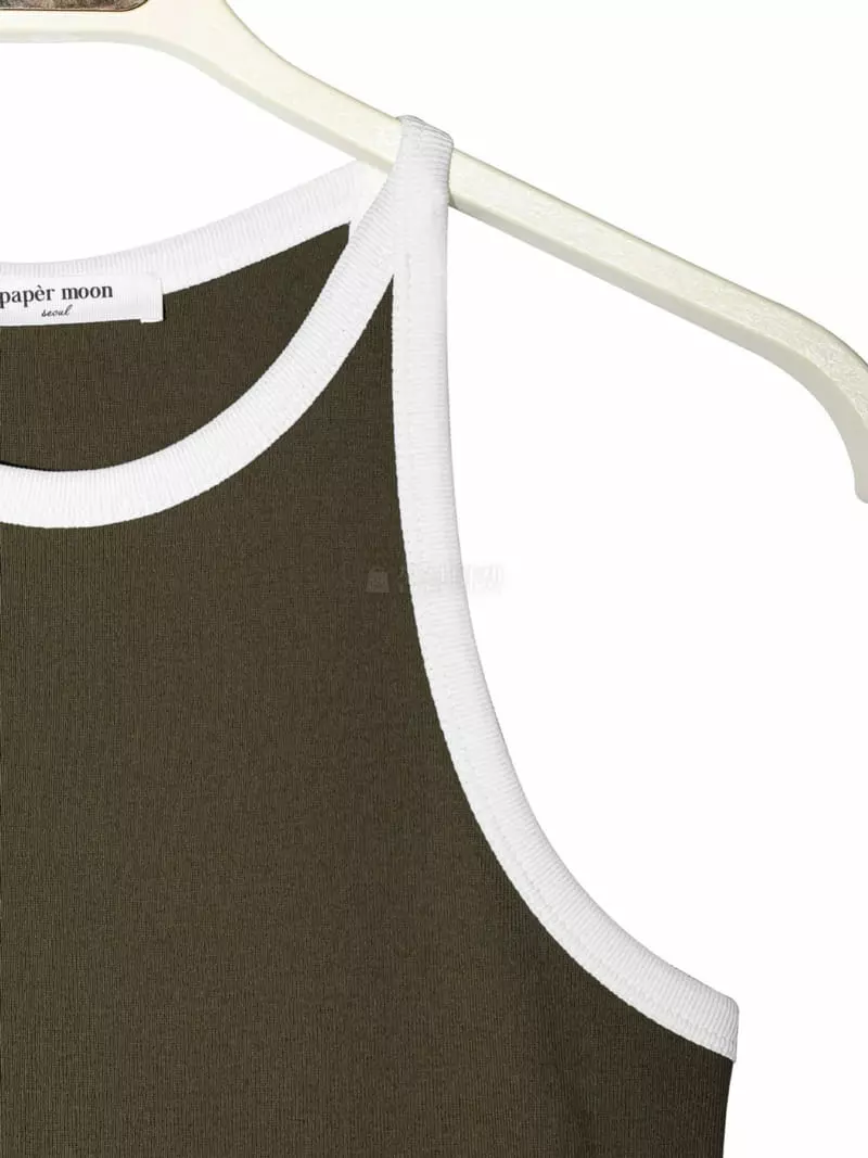 Paper Moon - Korean Women Fashion - #womensfashion - Color Sleeveless Tank Top - 6
