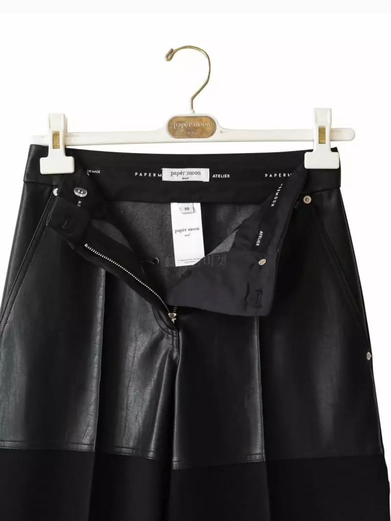 Paper Moon - Korean Women Fashion - #womensfashion - Lam Skin Pants - 6