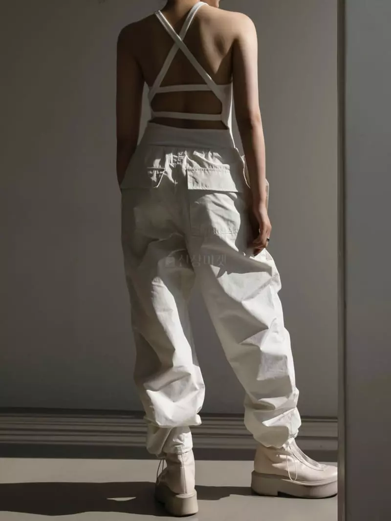 Paper Moon - Korean Women Fashion - #womensfashion - Drawing Waist Pants - 3