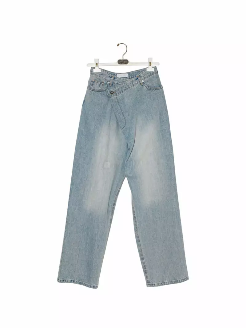 Paper Moon - Korean Women Fashion - #womensfashion - Wrap Detail Jeans