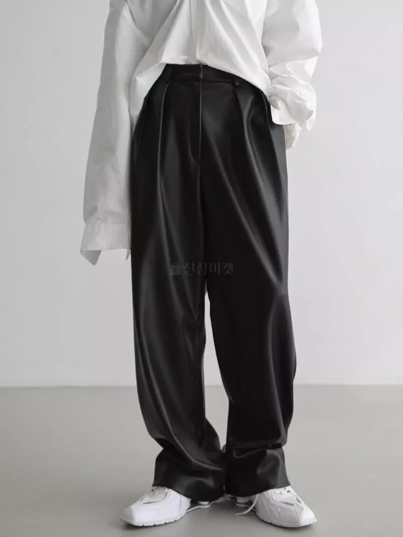Paper Moon - Korean Women Fashion - #womensfashion - Waist Pleats Pants - 6