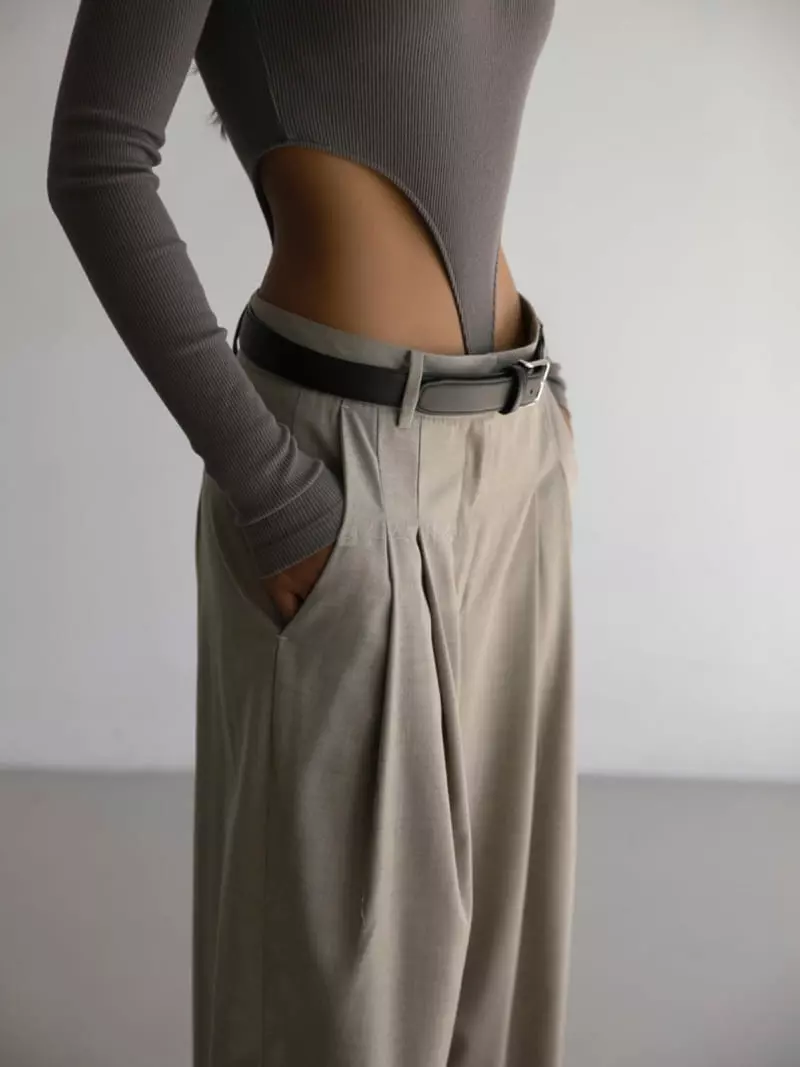 Paper Moon - Korean Women Fashion - #momslook - Maxy Pintuck Pants - 4