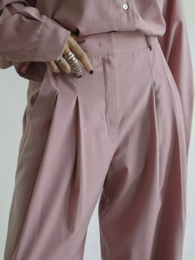 Paper Moon - Korean Women Fashion - #womensfashion - Maxy Pintuck Pants - 6